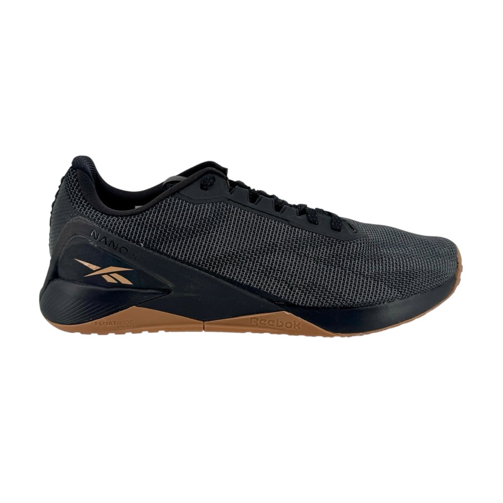 Reebok Nano X1 GRIT Cross Training Shoes Men’s Size 12 Black Gum Sole
